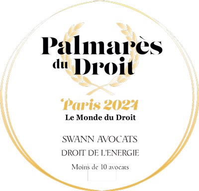 SWANN-AVOCATS-DROIT-DE-LENERGIE Trophee d'or Swann Avocats