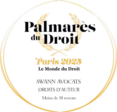 SWANN-AVOCATS-DROITS-DAUTEUR-OR-BLANC Trophee d'or Swann Avocats